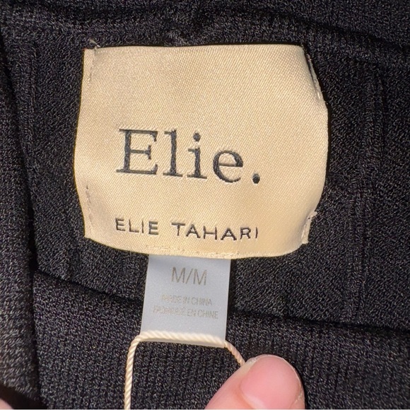 Elie Tahari Black Turtleneck Viscose Blend Sweater - Picture 4 of 7